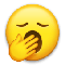 Yawning Face emoji on LG
